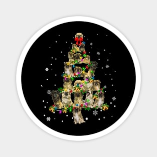 Tibetan Spaniel-Christmas Tree Magnet